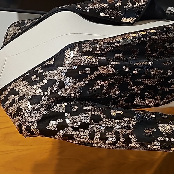 Guess gold/black sequin cardigan - Picture 4 of 9